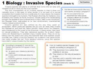 a possible use for electroreception that will benefit humans. . Invasive species ielts reading answers test 1